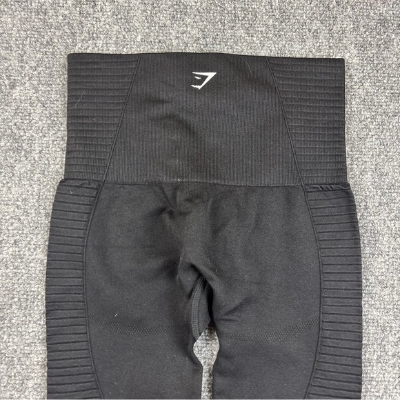 GYMSHARK Women’s Black We Do Gym Energy Seamless Leggings size: Small - Picture 3 of 8